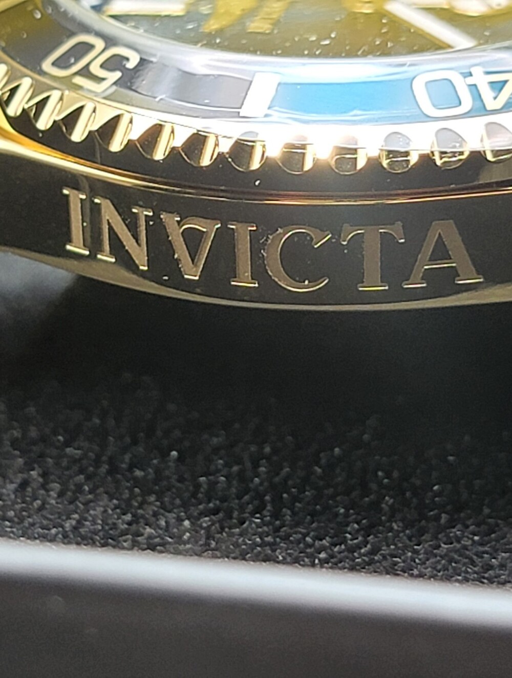 NEW Invicta Pro Diver Crestcore Men's Watch - 43mm Gold 49707 Unique No 2nd Hand - Picture 5 of 13